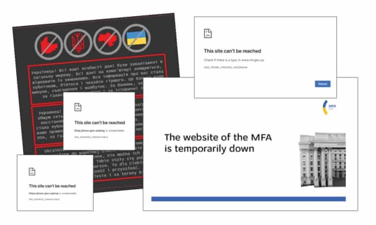 Хакерски напад на Украински државни веб-страници