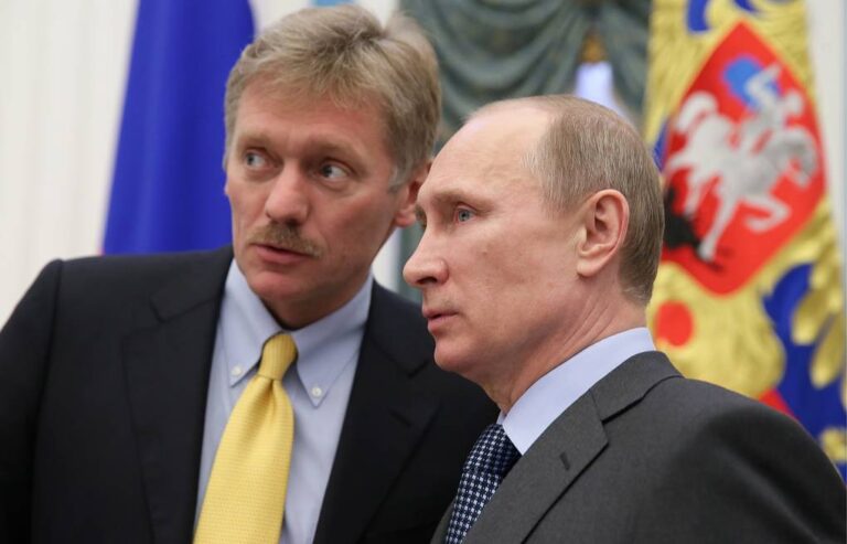Песков: Путин е рамнодушен поради санкциите против него