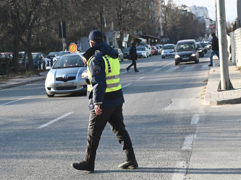 Изречени 137 мерки за возачи во Скопје