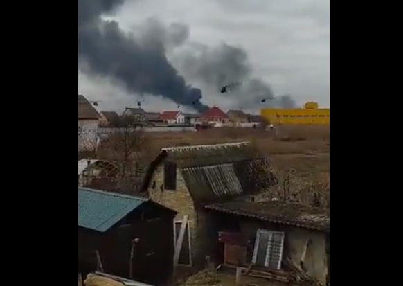 (Видео) Руски хеликоптери веќе стигнаа до Киев