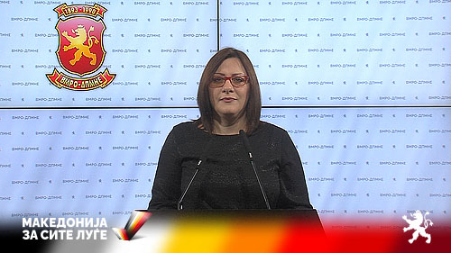 Димитриеска Кочоска: Предлогот на ВМРО-ДПМНЕ е издржан и во интерес на команиите и граѓаните, а добивката за граѓаните е двојна и преку цената на нафтените деривати и преку цените на производите од маркетите