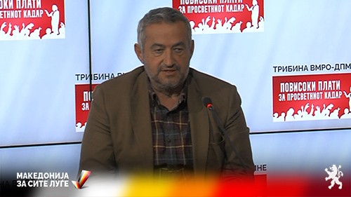 Клековски: Владата е најголемиот кршач на работничките права во Македонија, за да имаме квалитетен образовен систем потребно е значајно зголемување на буџетот во образованието