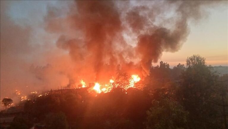 Пожар во плевна и куќа во село Горно Другово, кичевско