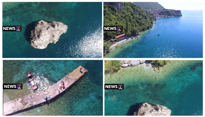 Трпејца на блескавото Охридско Езеро - Фото News1.rs