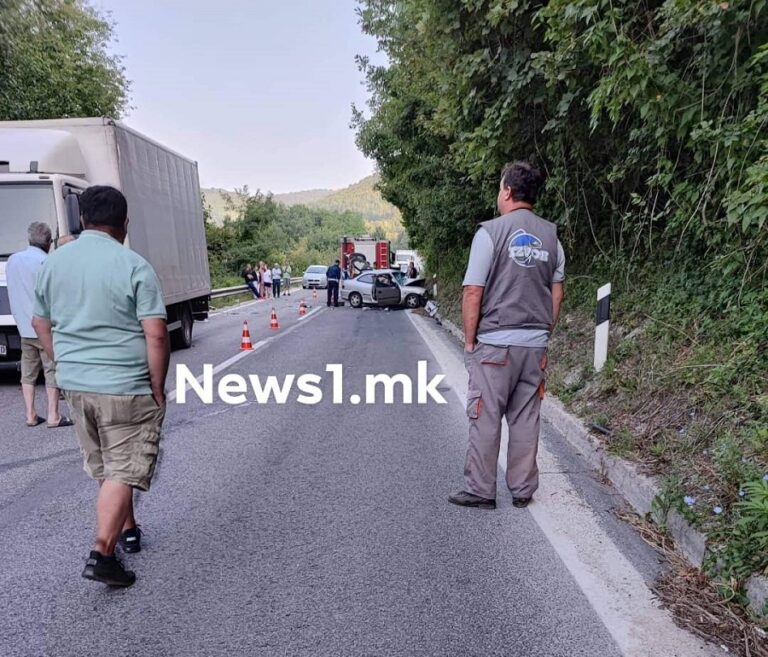 (ФОТО) Тешка сообраќајка кај Колари на патот Гостивар – Кичево