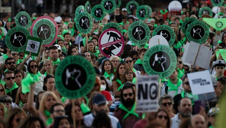 Демонстранти во Мадрид бараат забрана на борбите со бикови