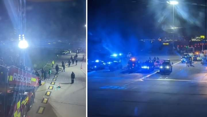 (ФОТО) Судар на два патнички авиони, за малку избегната трагедија на аеродромот „Хитроу“