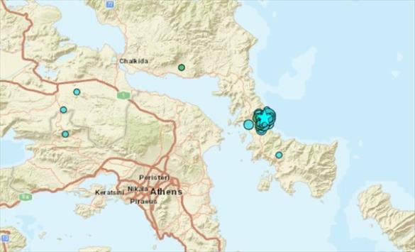 Нов земјотрес со јачина од 5 степени во близна на грчкиот остров Евија