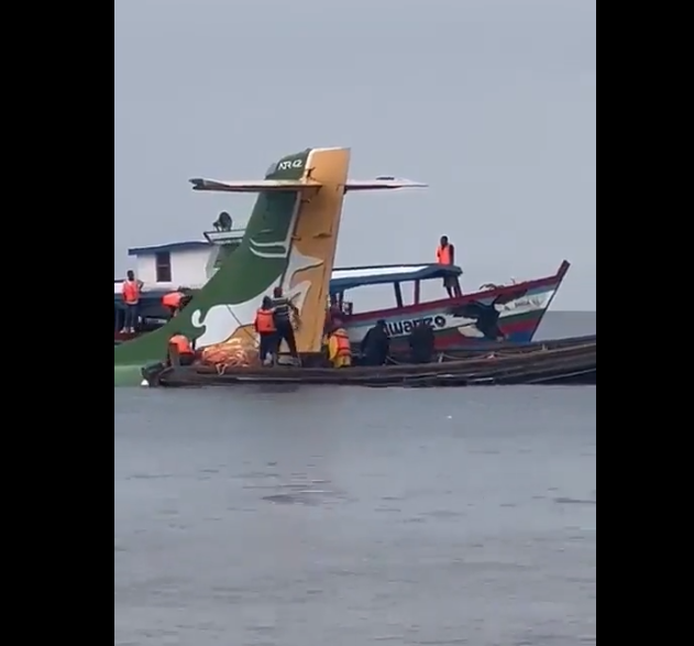 (ВИДЕО) Во Танзанија се сруши патнички авион