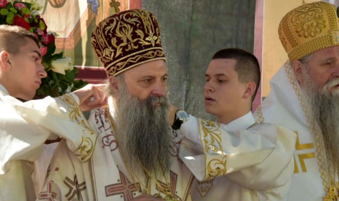 Српскиот патријарх Порфирије тврди дека му било забрането да оди во Пеќската патријаршија