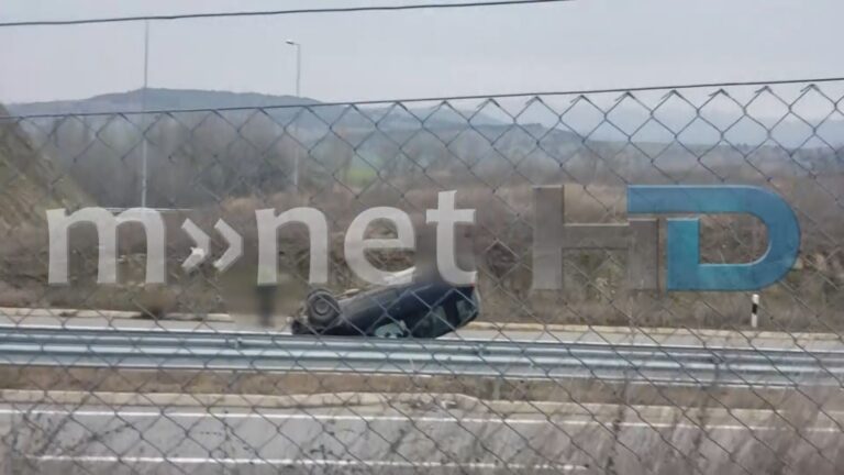 Возило излета од коловозот на автопатот Штип – Миладиновци, нема повредени