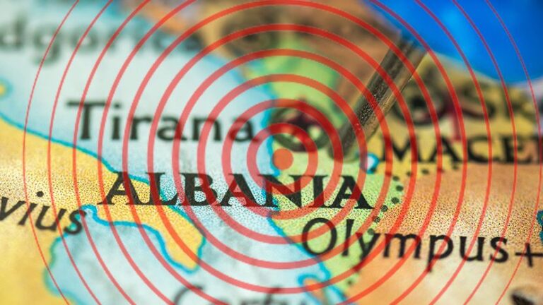 Силен земјотрес ја погоди Албанија