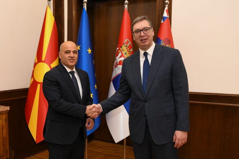 Ковачевски – Вучиќ: Пријателството и партнерството меѓу Северна Македонија и Србија се продлабочува, овозможуваме забрзан регионален развој