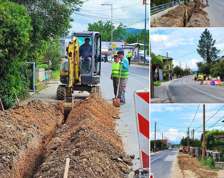 Пецаков: Започна втората фаза од изградбата на нова водоводна мрежа во село Лескоец