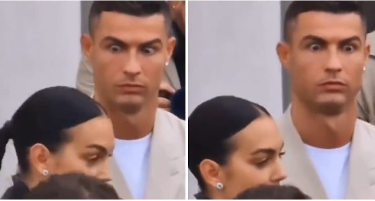 Објавено е видео од Роналдо како превртува со очите додека Џорџина зборува за нивната венчавка