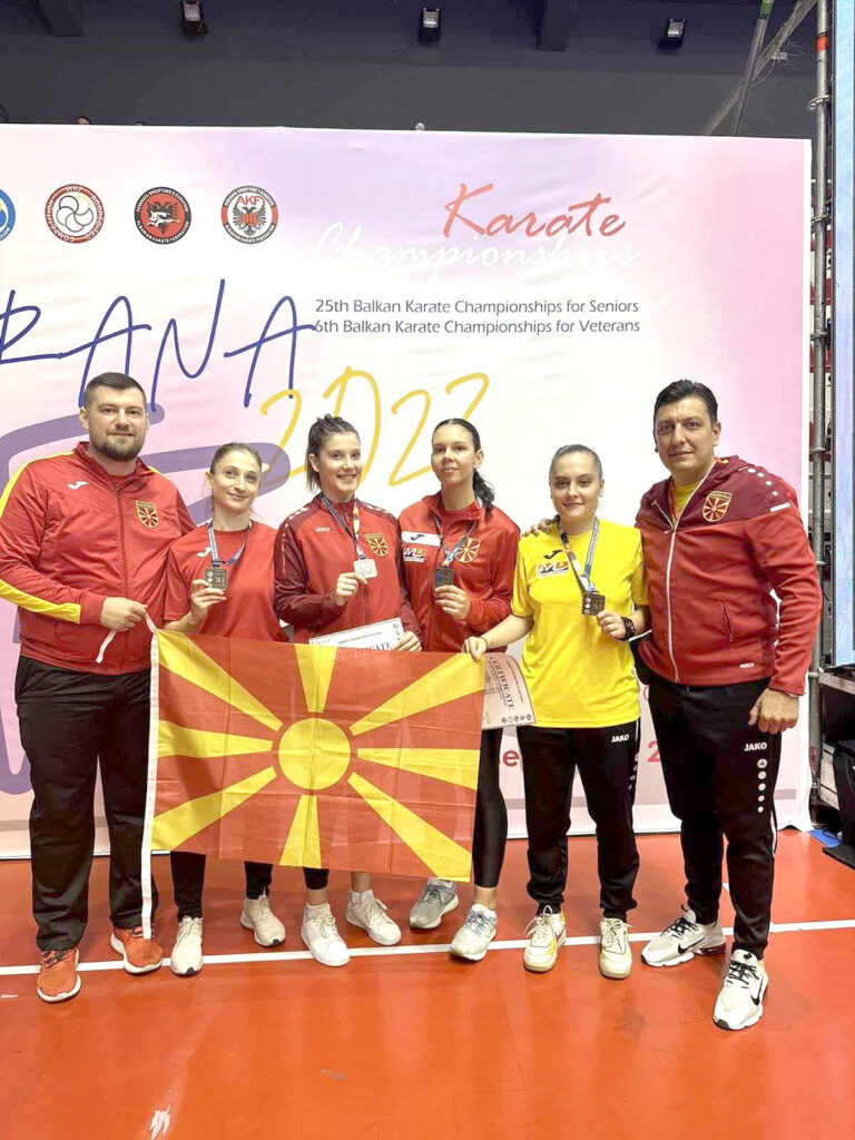 Македонската карате-репрезентација освои 9 медали на Балканското првенство во Албанија