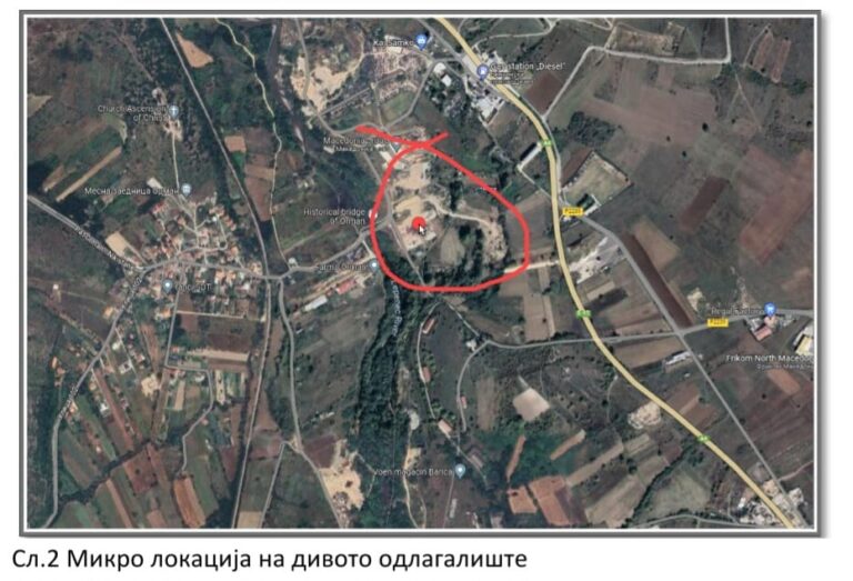 Околу 600 тони опасен отпад пронајден во Орман – Општина Ѓорче Петров