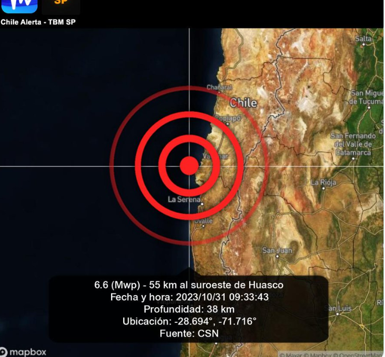 (ВИДЕО) Силен земјотрес од 6,6 степени во централниот дел на Чиле
