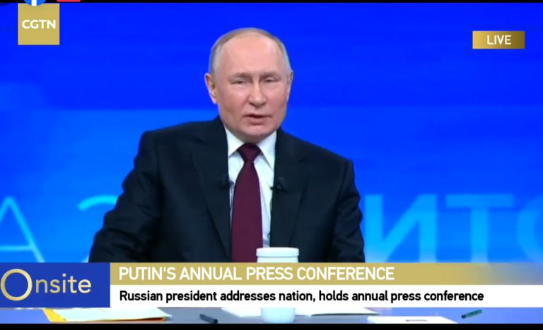 (ЖИВО) Владимир Путин ја одржува годишната конференција и одговара на прашања од целиот свет