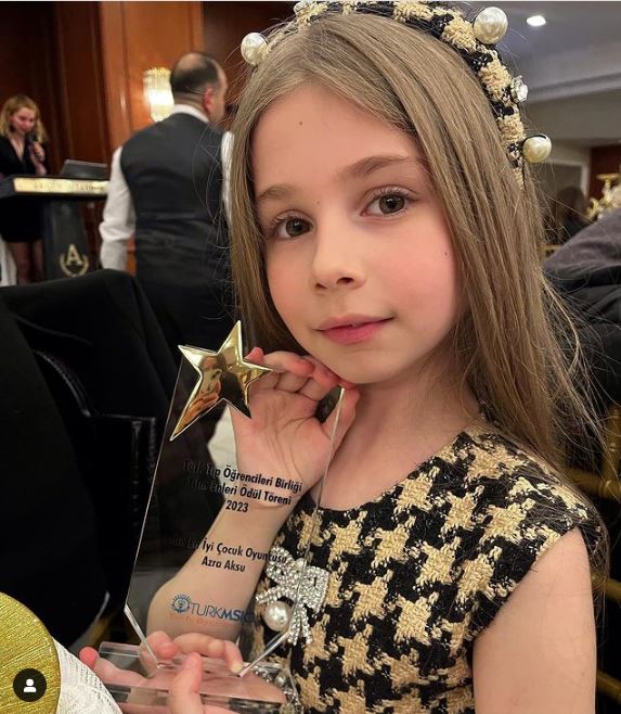 Уште една награда за малата Ѓунеш овојпат за  „Најдобра детска актерка на годината“