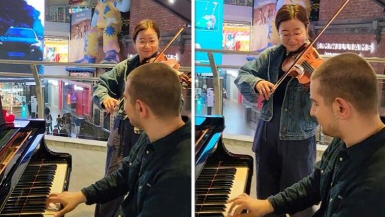 (ВИДЕО) Во Мелбурн македонец и јапонка свират балканска музика „Ужичко коло“