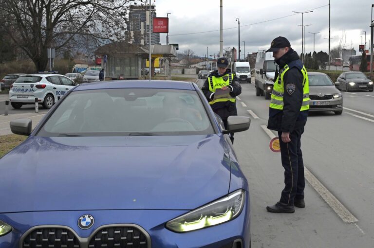 244 санкционирани возачи во Скопје, 137 за брзо возење