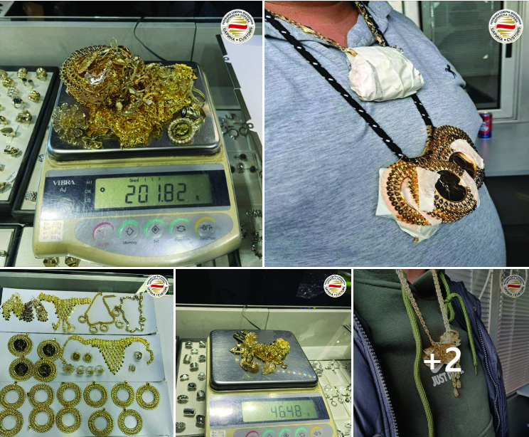 Царинска управа: Запленети 248 грама злато што двајца патници се обиделе нелегално да го изнесат од државата