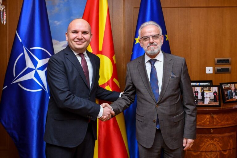 Средба Џафери-Ќучук: Членството во ЕУ останува стратешка цел на Северна Македонија