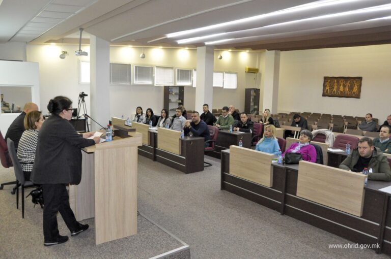 Одржана триесет и осмата седница на Општина Охрид