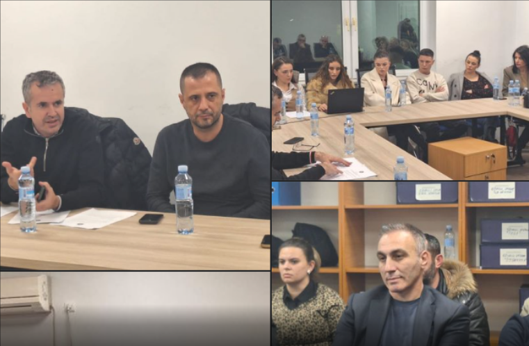 Беким Незири кој е осомничен за упадот во М-НАВ бил на партиски состанок на ДУИ заедно со Артан Груби и Бујар Османи