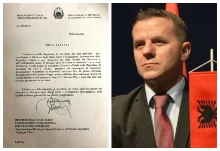 Милошоски: Кој му кажал на амбасадорот во Рим Мемеди да испрати нота до властите дека пасошите на 100.000 македонски државјани веќе не важат?