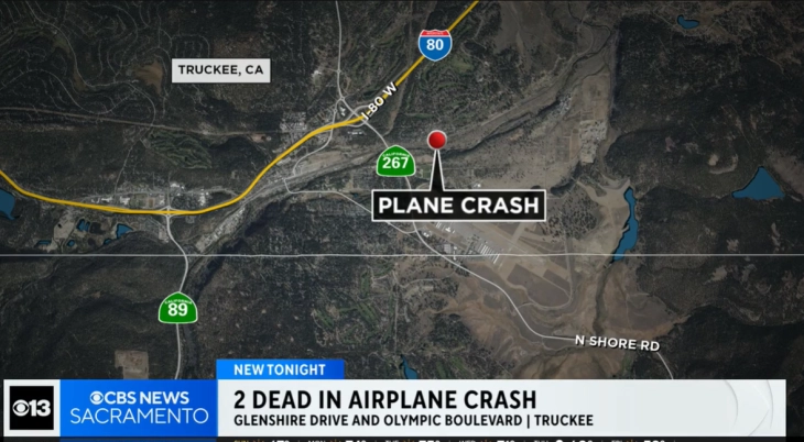 Две лица загинаа при уривање на мал авион во Калифорнија