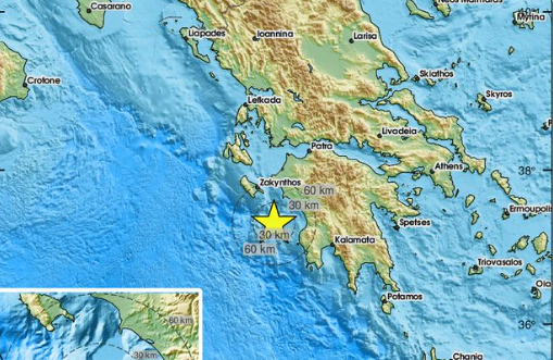 Силен земјотрес ја погоди Грција