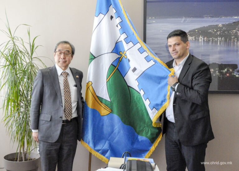Средба на градоначалникот Пецаков со јапонскиот амбасадор
