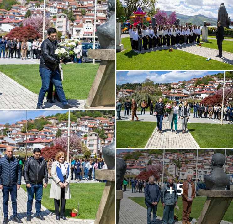 Општина Охрид му оддаде достојна почит на охридскиот револуционер Христо Узунов – „Неговата смелост и посветеност нека ни бидат патоказ“