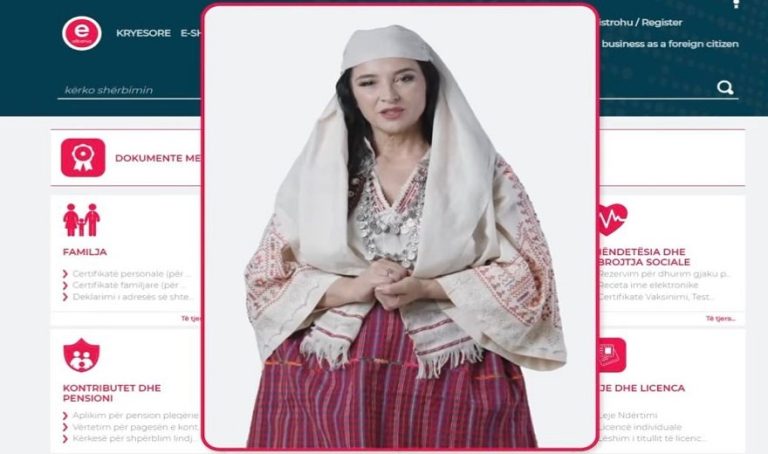 Рама ја претставува министерката создадена од вештачка интелигенција наречена Диела