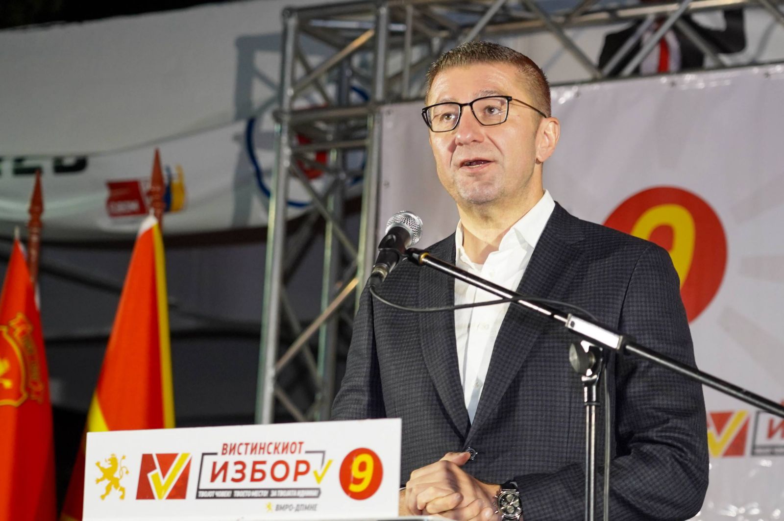 Мицкоски: До тоа дереџе дојде СДСМ, да прави пактови со лица на црни листи, да се сојузува со Левица, да сe надева на ДУИ, само за да извади некаков резултат