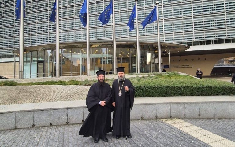 Поглаварот на Албанската автокефална православна црква г.г. Јоан, Архиепископ на Тирана, Драч и цела Албанија на посета во Брисел