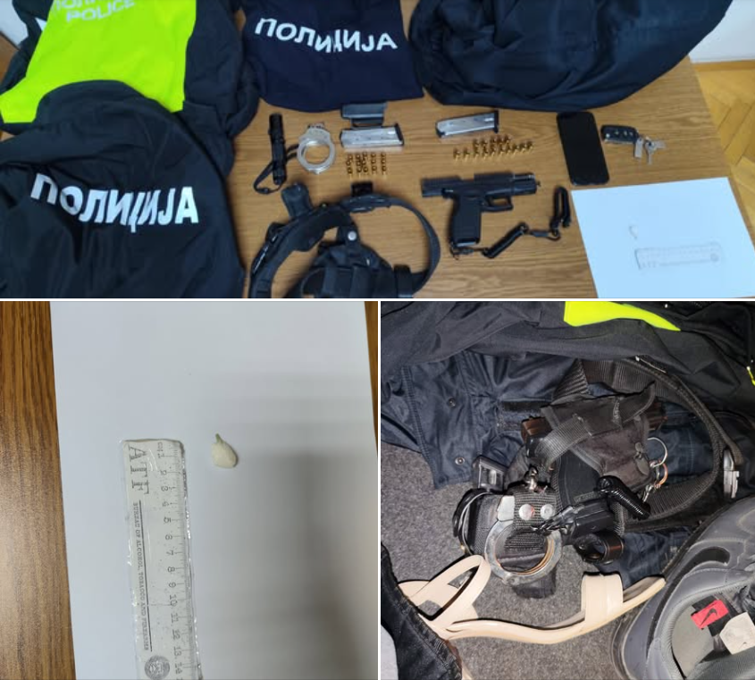 Во Струмица е лишено лице од беровско, кај него и во неговото возило се пронајдени дрога, оружје и муниција, следува пријава